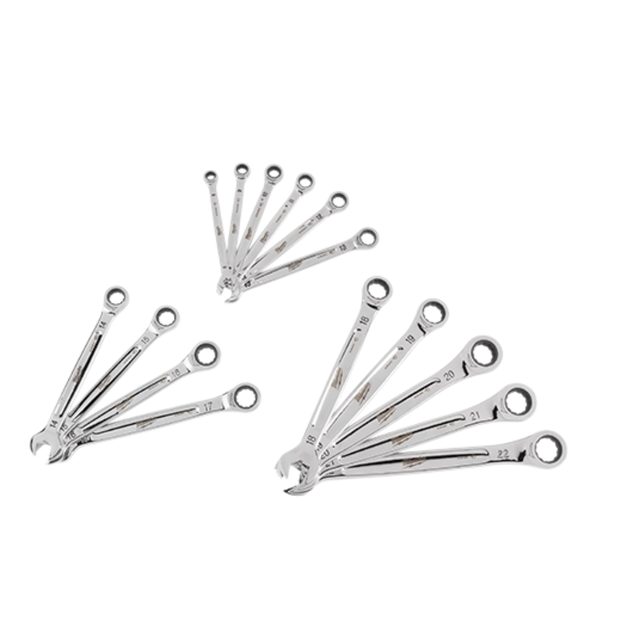 Milwaukee 15pc Ratcheting Combination Wrench Set  from GME Supply